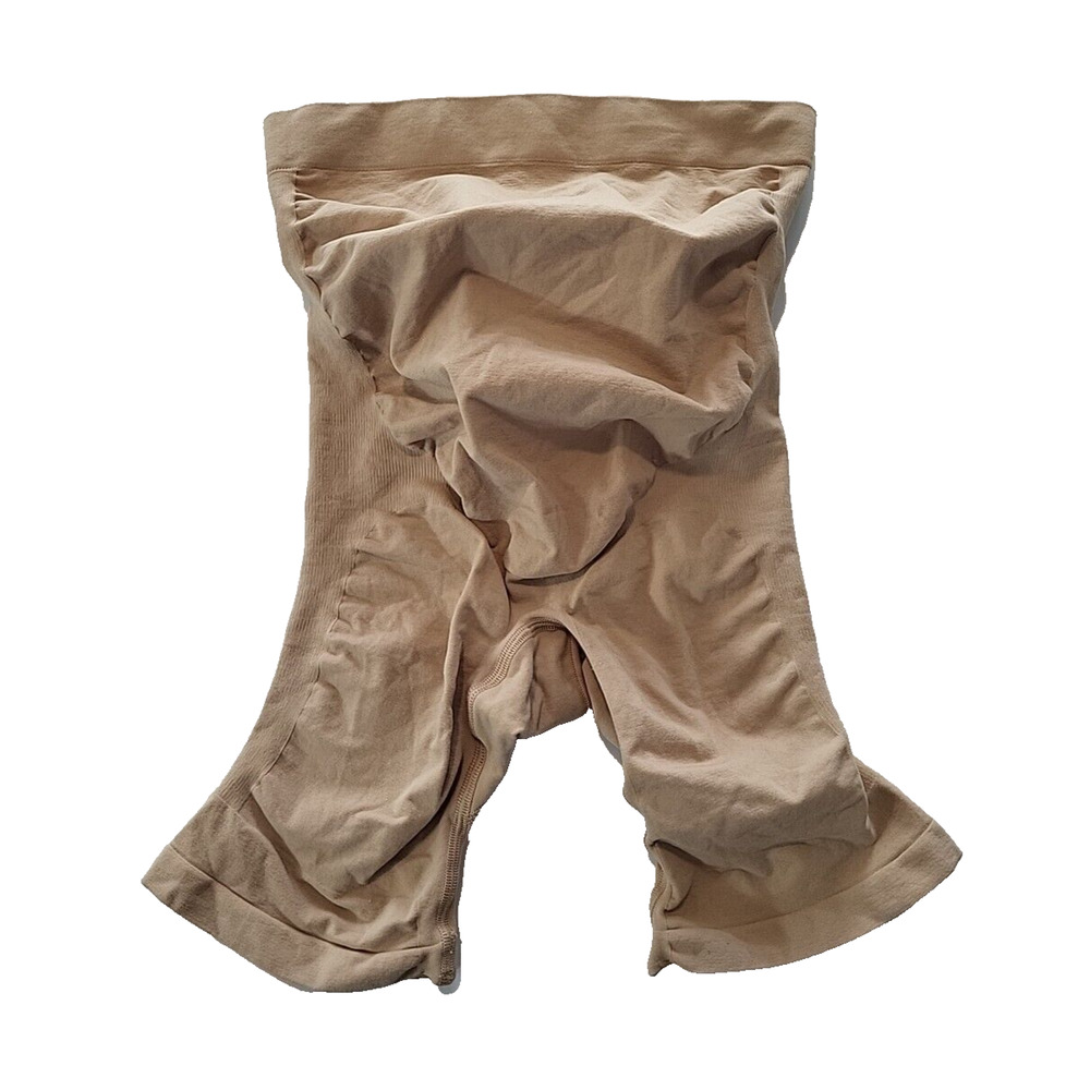SKIMS Kim Kardashian Maternity Beige Mid-Thigh Short Sculpt SH-MTS-0105 SZ L/XL